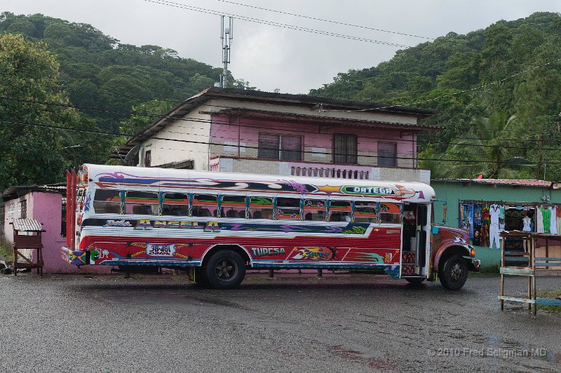 20101204_120551 D3.jpg - Colorful bus, Portobelo, Panama